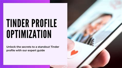 How to Optimize your Tinder Profile